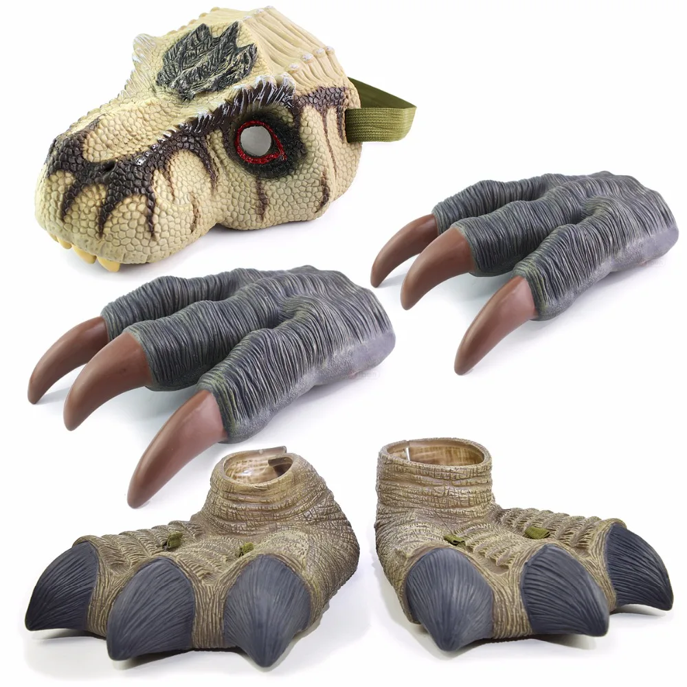 Jurassic Halloween dress up children's dinosaur gloves toy