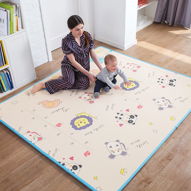 Infant Shining 2CM Play Mat 180X200CM XPE Baby Play Mat Cartoon Anti skid Blanket Eco friendly
