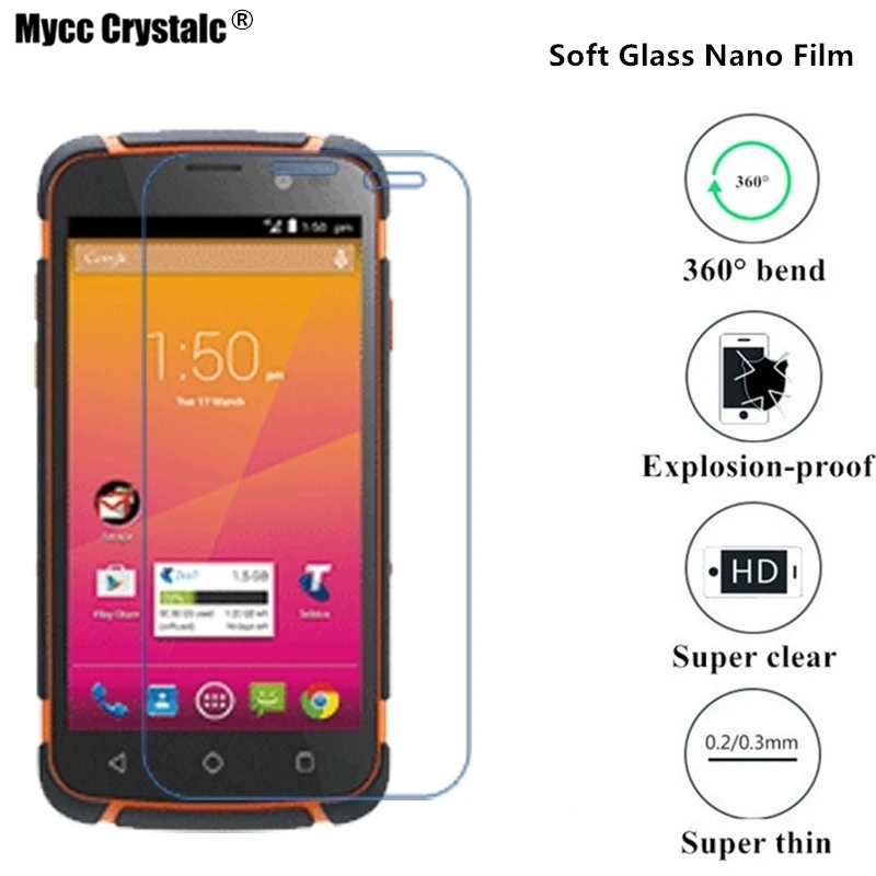 

Nano Explosion-proof Protective Super thin clear Soft Glass Film For ZTE T84 Screen Protector Film