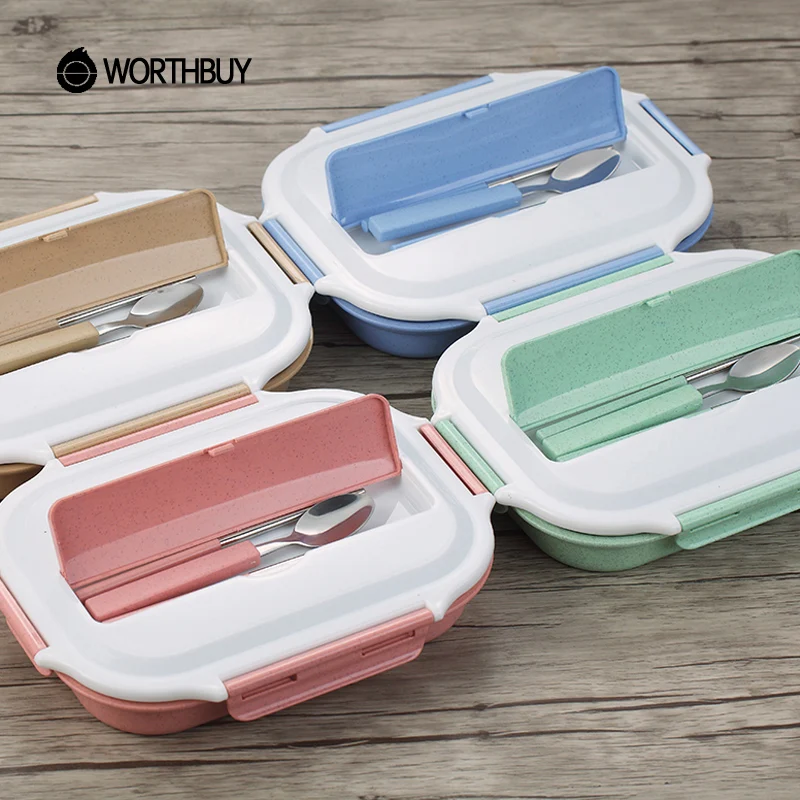 WORTHBUY японский переносная коробка для ланча с отделениями 304 нержавеющая сталь