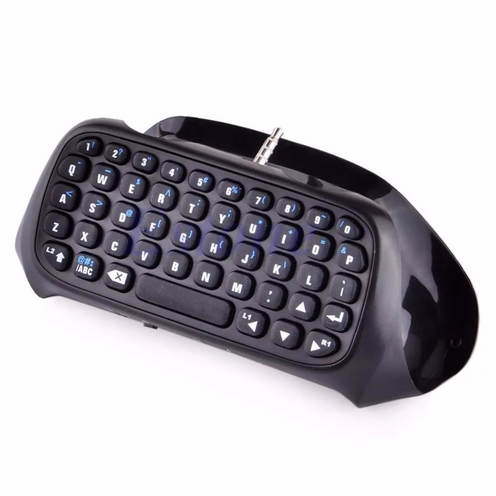 Новая беспроводная клавиатура Bluetooth Клавиатура Chatpad для игровой 4 контроллера PS4