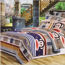 235cm*50cm/piece 100% cotton monkey printed cotton fabric for Baby Bedding Textile Patchwork Quilt Sewing Fabric Material