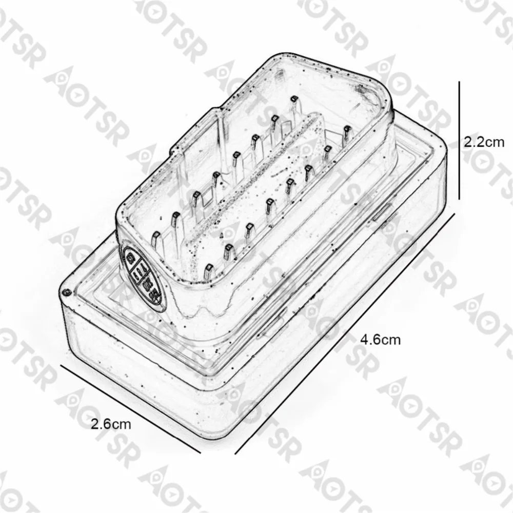 Bluetooth интерфейс OBD 2 Elm-327 OBDII автоматический диагностический инструмент сканер ELM 327 работает на Android Torque/PC v 2,1 адаптер BT