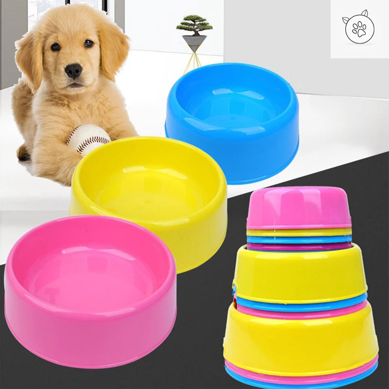 SUPREPET безопасная Милая конфетная цветная пластиковая миска для домашних животных вода для кормления щенков и кошек кормушка собачий контейнер для еды миска для кошек товары для домашних животных