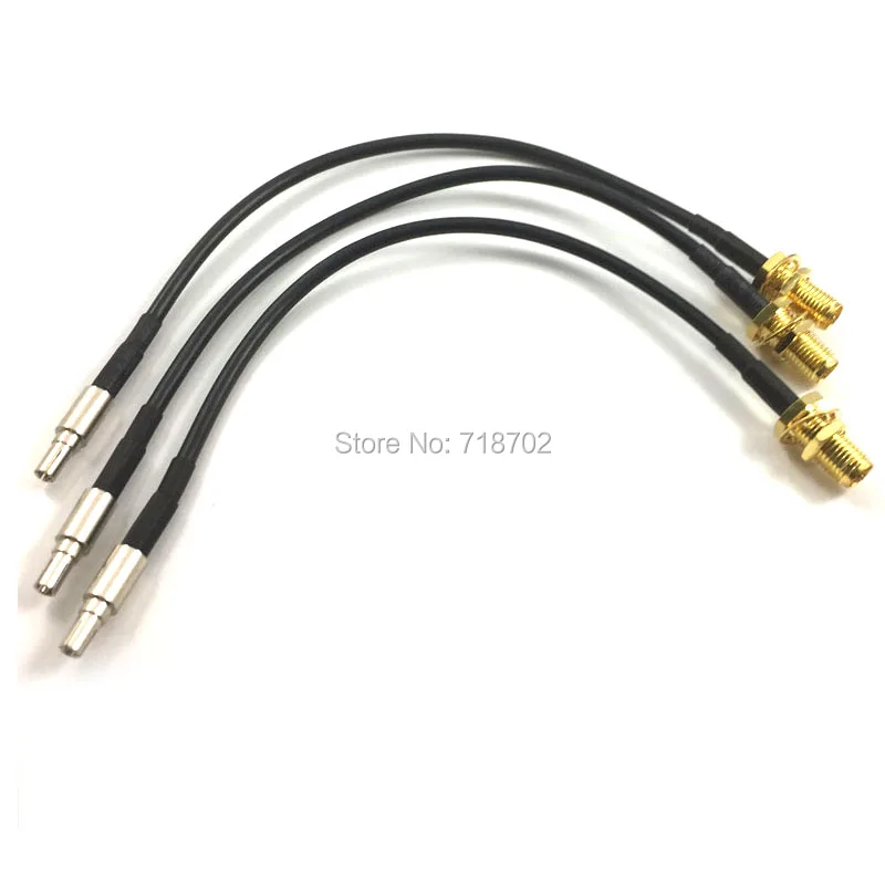 1 шт. Crc9 Разъём к RP SMA женщин удлинитель RG174 15 см|connector crc9|connector smaconnector female |