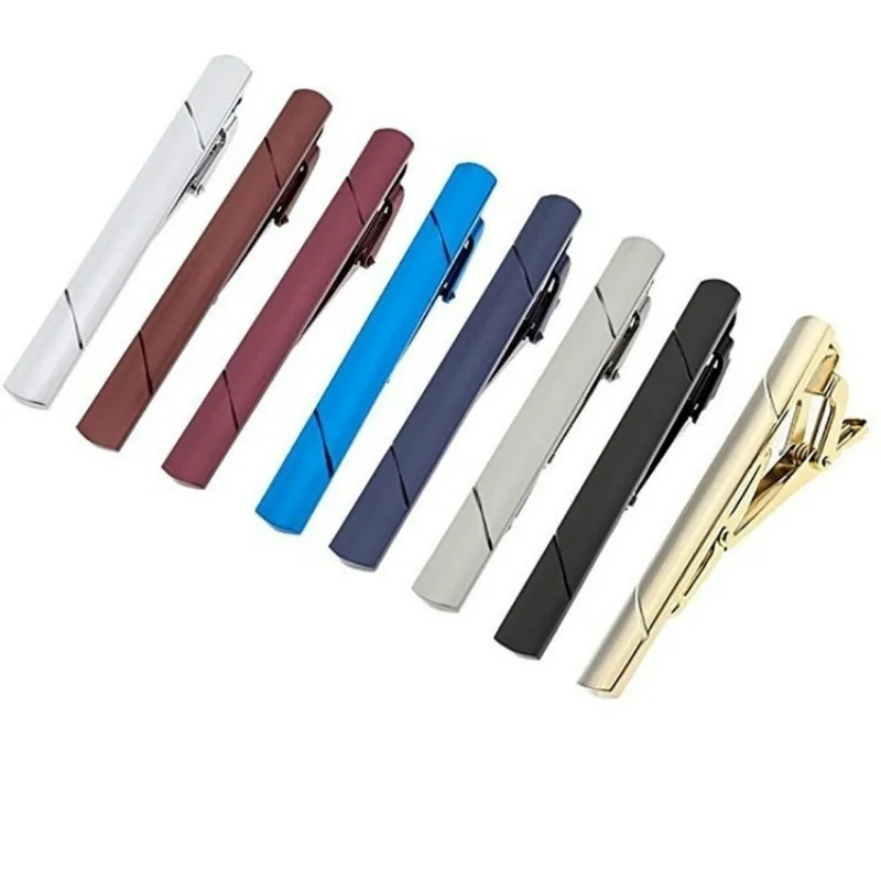 Модные Бизнес Повседневное зажим для галстука Stickpin комплект Медь tieclip Для мужчин