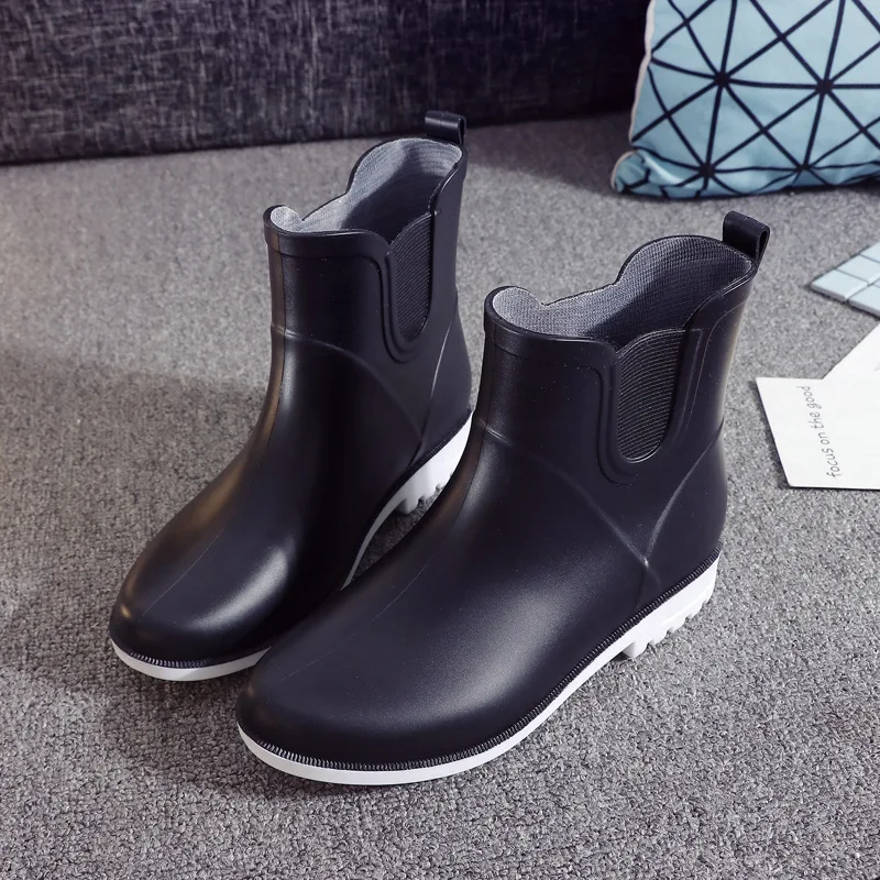 Aleafalling/женские непромокаемые сапоги; женская обувь без шнуровки из водонепроницаемого материала; теплые непромокаемые ботильоны; обувь для девочек; AW05