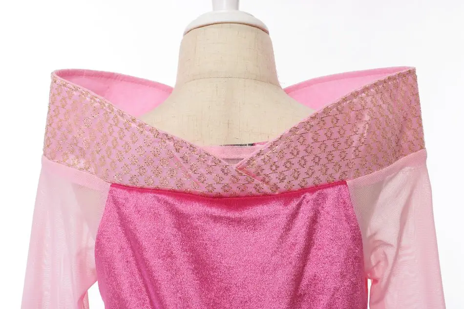 Little Girls Sleeping Beauty Cosplay Costume (8)