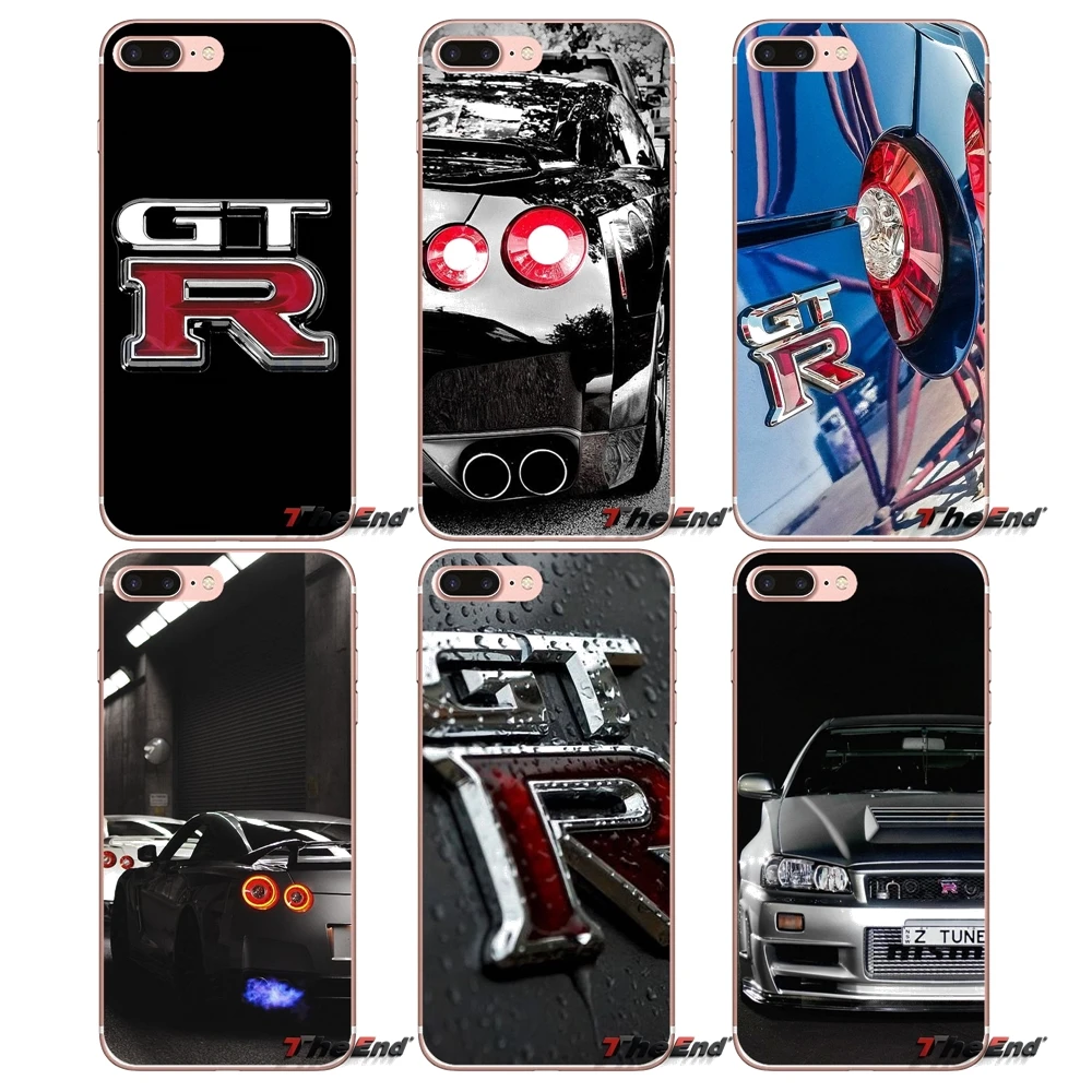 For Huawei P Smart Y6 Pro P8 P9 P10 Nova P20 Lite Mini 2017 SLA-L02 SLA-L22 2i JDM Car NISSAN GTR Metal Logo Silicone Case | Мобильные
