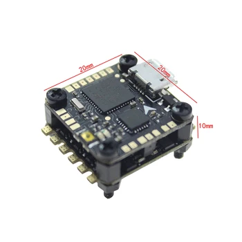 

HAKRC LEDF4 For Flytower 2S F4 Flight Control Board 20x20MM 4IN1 10A ESC for Indoor FPV Racing DIY Drone Quadcopter