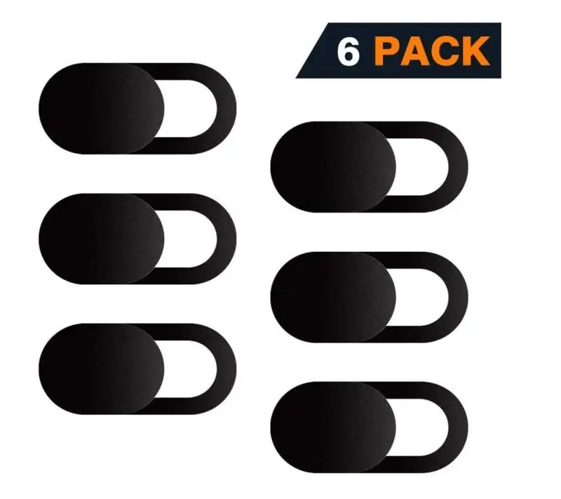 

Hot selling 6PCS WebCam Cover Shutter Magnet Slider Plastic Camera Cover for IPhone PC Laptops Mobile Phone Lens Privacy Sticker