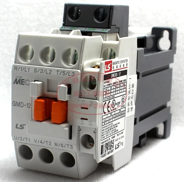 

Original authentic South Korea LG LS power generation (Wuxi) MEC DC contactor GMD-12 DC110V 12A