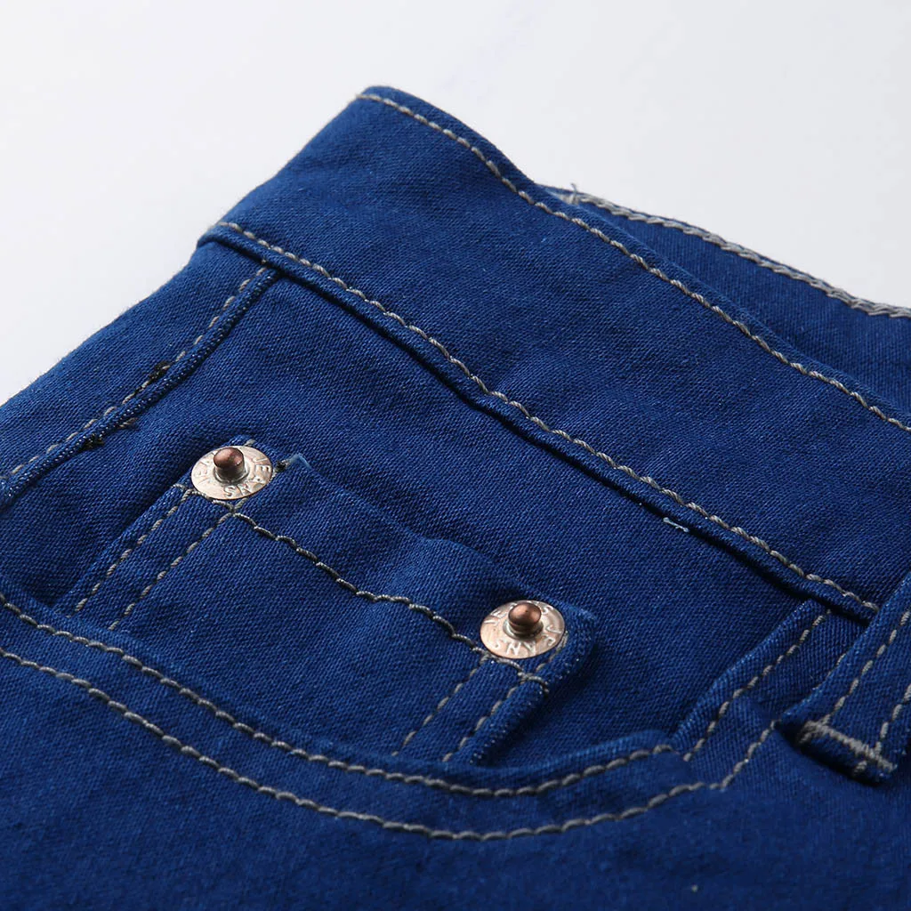 Летние женские короткие джинсовые шорты средней посадки с эффектом потертости для женщин 2019 Летние Новые повседневные сексуальные шорты