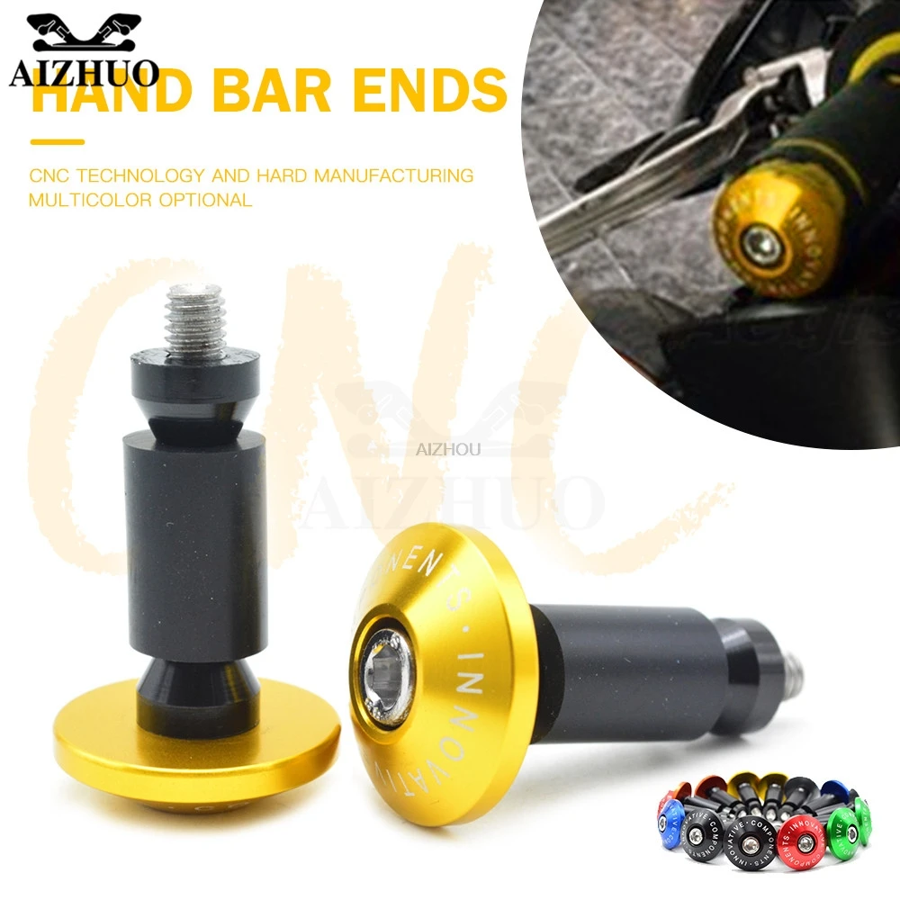 Universal Motorcycle Motocross Hand Bar Ends Handle Grips Ends Handlebar For BMW K1200R K1200R SPORT K1200S R1200R R1200RT