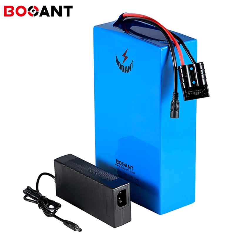 Clearance BOOANT 48V eBike Battery 20ah Lithium Battery 48V 2000w With 2A Charger Electric Bicycle Battery 48V Built-in BMS 0