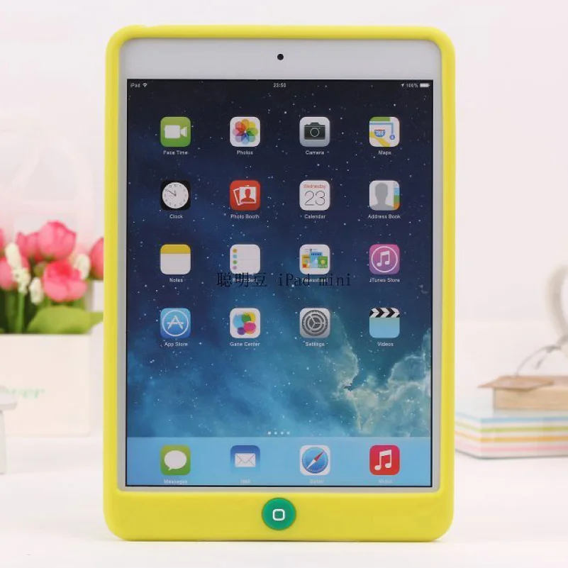 Harga Cerdas bean jelly lucu silicon soft gel karet tutup pelindung case untuk ipad mini 1 2 3 4
