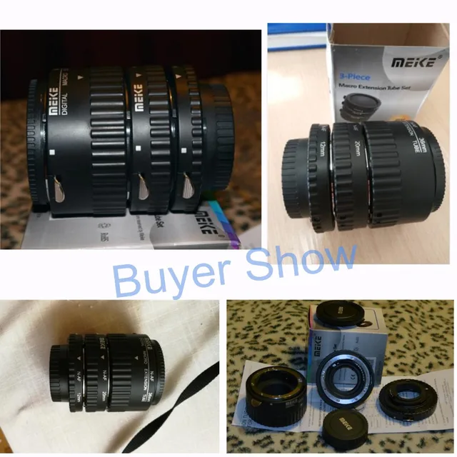 Nikon J1 Lens MEKE Metal Extension Tube Set For Nikon Mirrorless - Main Image