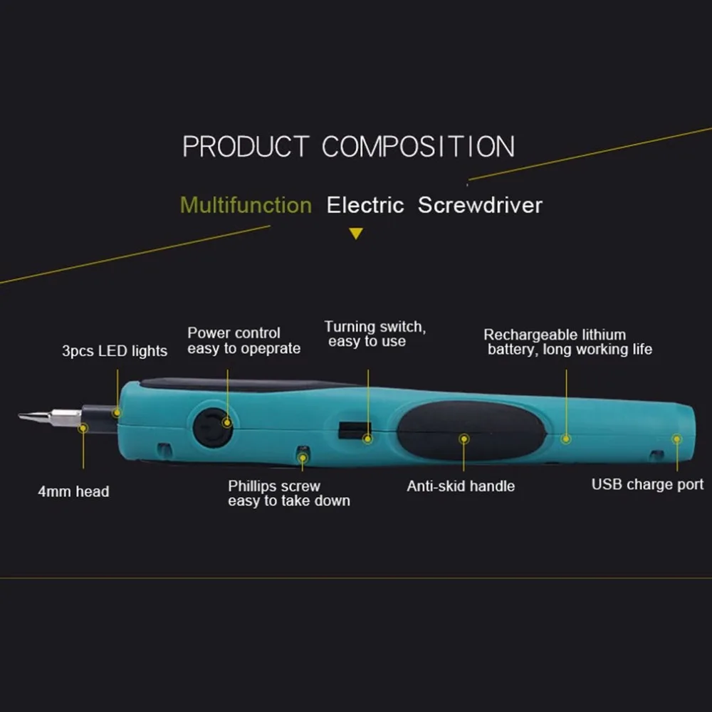 Pro'skit PT-036U 3,6 В USB электрическая дрель шуруповерт набор аккумуляторных Отверток многофункциональный мощный ремонтный набор ручных инструментов