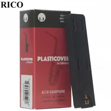 RICO Plasticover Eb alto sax reed 2,5#, 3,0#, 3,5# коробка из 5 саксофона reed
