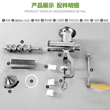 Соковыжималка с высоким содержанием сока ручная соковыжималка для ростков пшеницы WHEATGRASS-HANDY Story-Juice BARLEYGRASS из нержавеющей стали