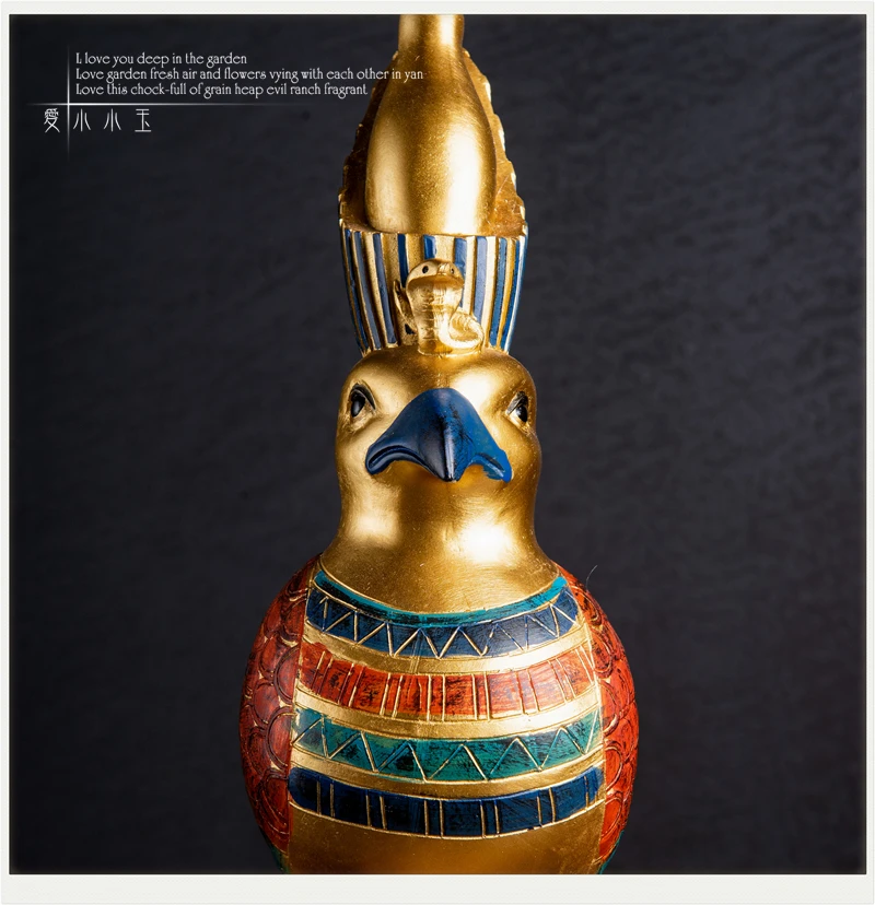 Статуя древних египетских богов Tutankhamon Horus Anubis Bastet вкус орнамент ins стиль простое украшение