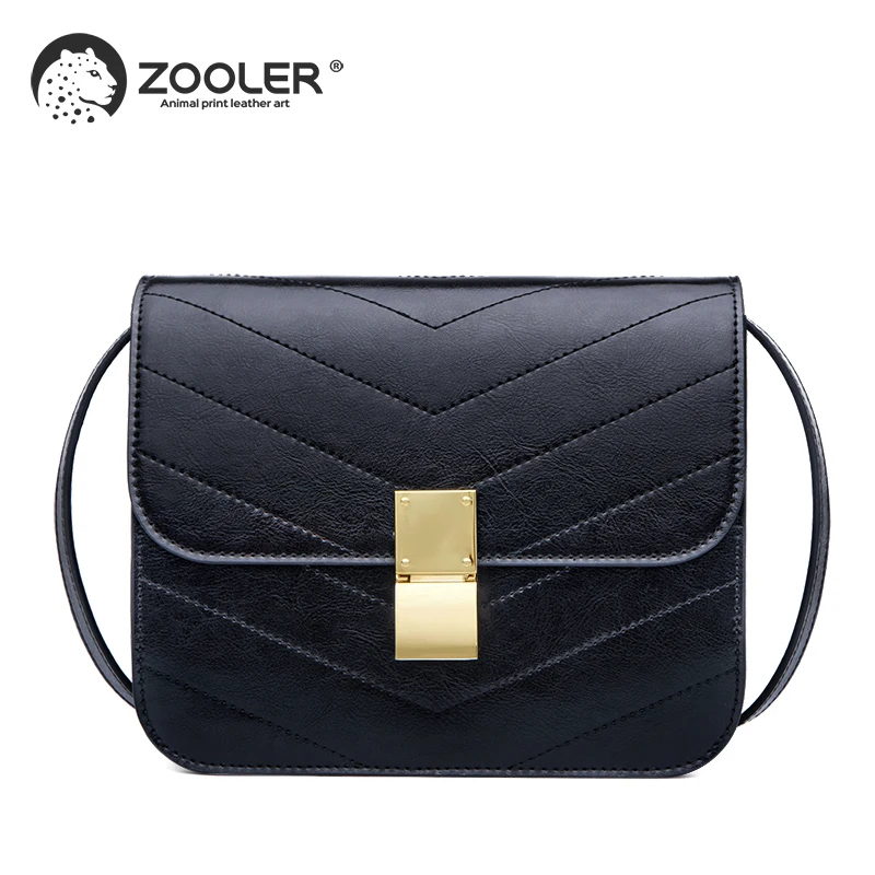 

ZOOLER brand 2019 New Women Bag small Women Messenger Bag Shell Cross body Bag Genuine Leather Fashion Designer Handbag#wp310