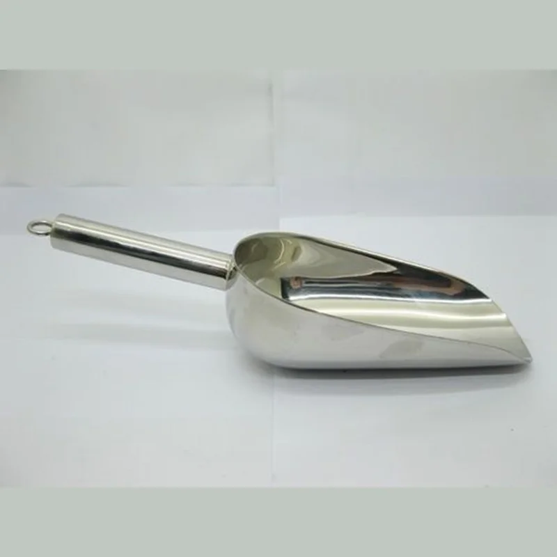 

Portable Stainless Ice Scoops Shovel Buffet Candy BBQ Tongs Flour Handle Shovel Wedding Bar Party Scooping Kitchen Accessories