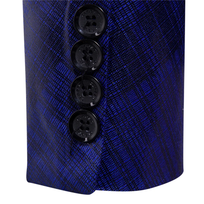 Модный мужской повседневный костюм куртка брендовый приталенный Блейзер masculino terno masculino глянцевый костюм с принтом Европейский Размер 3XL