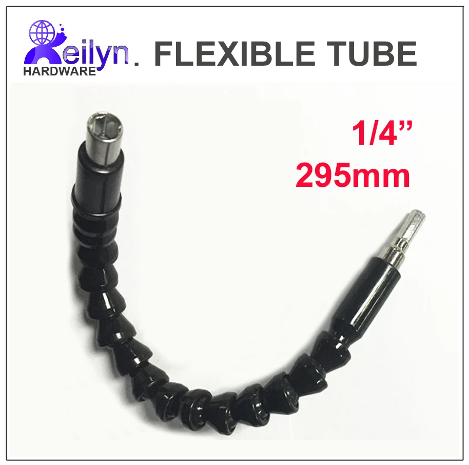 

1 PC 1/4" 295mm Flexible Shaft Connection for Electronic Drill, Screwdriver Extension tube bendable flexible shaft tube