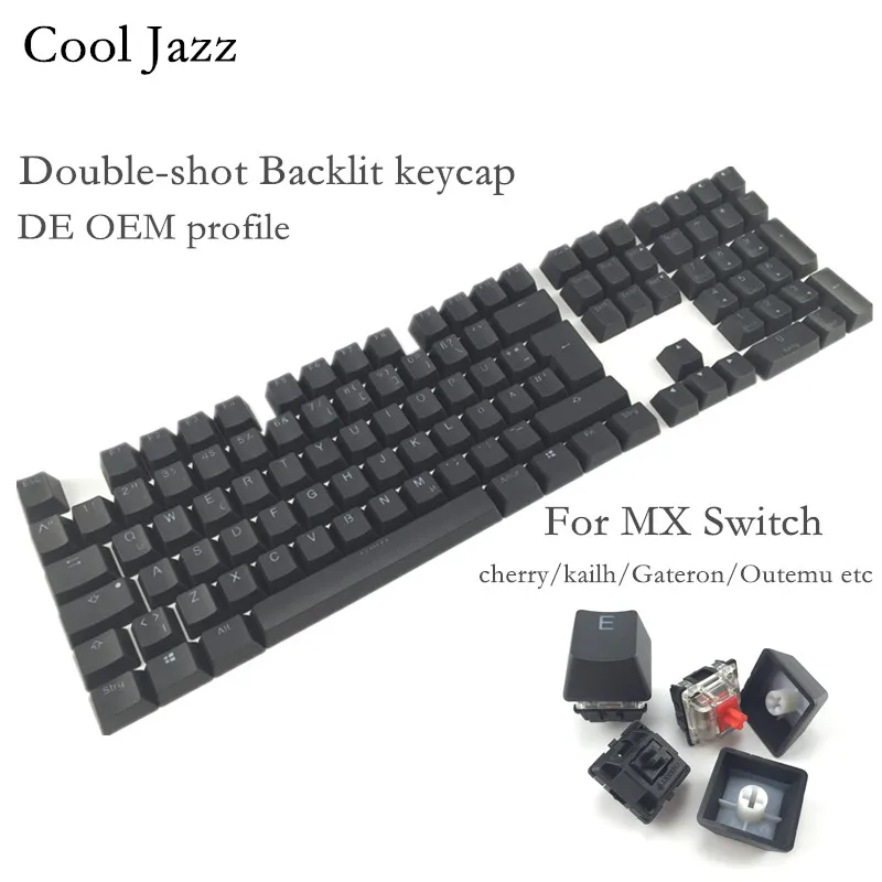 MP Cherry MX switch 108/87 клавиш PBT Keycap с подсветкой двойная съемка белая и серая Ретро клавиатура для механической игровой клавиатуры