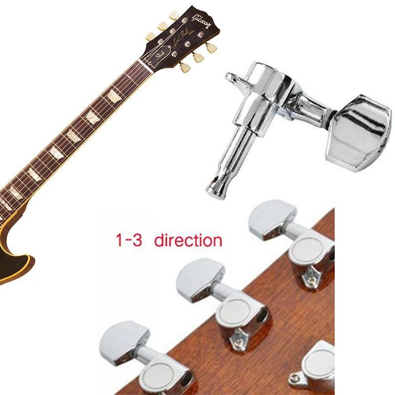 Buy 6pcs/lot Sealed Bass Guitar Tuning Pegs Keys