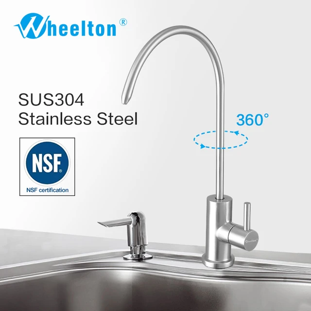 Wheelton Ro Faucet Sus304 Stainless Steel Lead Free Nsf Kitchen Wheelton Ro Faucet Sus304 Stainless Steel Lead Free Nsf Kitchen Drinking Water Tap For Filter