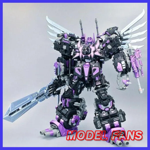 Модели фанатов в наличии neoart игрушки ko MMC Трансформация Робот черный Predaking