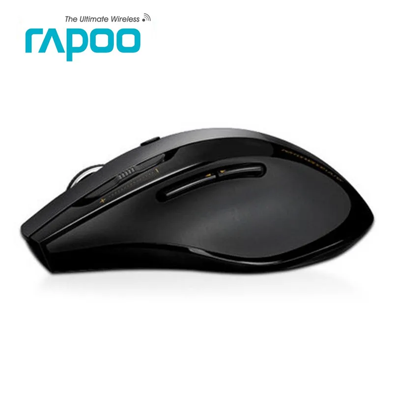 Оригинальная Беспроводная игровая мышь Rapoo 7800 P, 5 ГГц, высокоскоростная лазерная мышь, 1600 dpi, регулируемая для ноутбуков и настольных компьютеров, большая рука