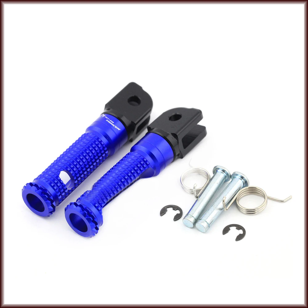 Motorcycle Front Foot Pegs – Aluminum Replacement For Yamaha FZ1, FZ6, R1, FJR1300, TDM 900 & Many Models (Pair)