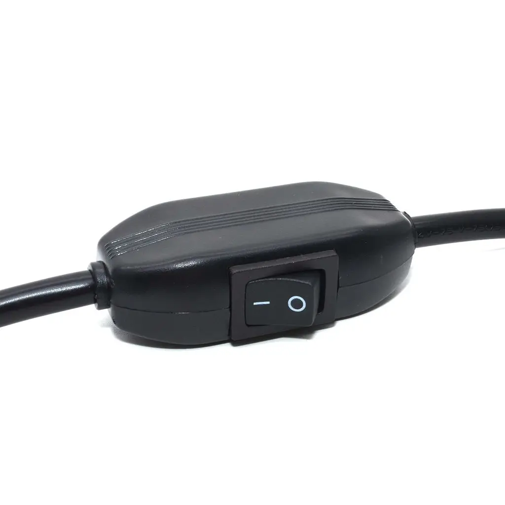 Удлинительный кабель 30 см IEC 320 C14 Male C5 Female с переключателем питания 10 А вкл/выкл