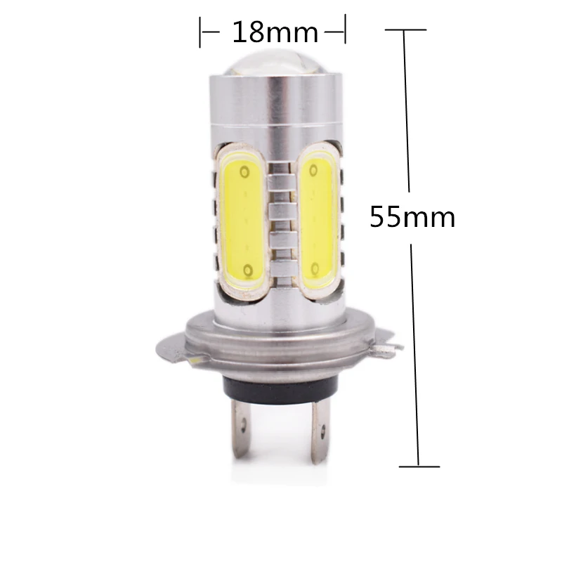 Leites 2pcs H7 LED COB Car Auto 7.5W H7H11H1H3 led Bulb White LIGHT DRL LED Fog Lights For Cars (5)
