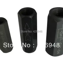 1/" дюймовый порт размер давления 3000psi гидравлический Линейный Обратный клапан, тип трубы масла одноходовой клапан, прямой обратный клапан