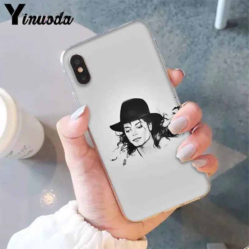 Yinuoda Майкл Джексон мягкий чехол для телефона iPhone 8 7 6 6S Plus X XSMAX 5 5S SE XR 10 Fundas Capa 11 11pro 11promax