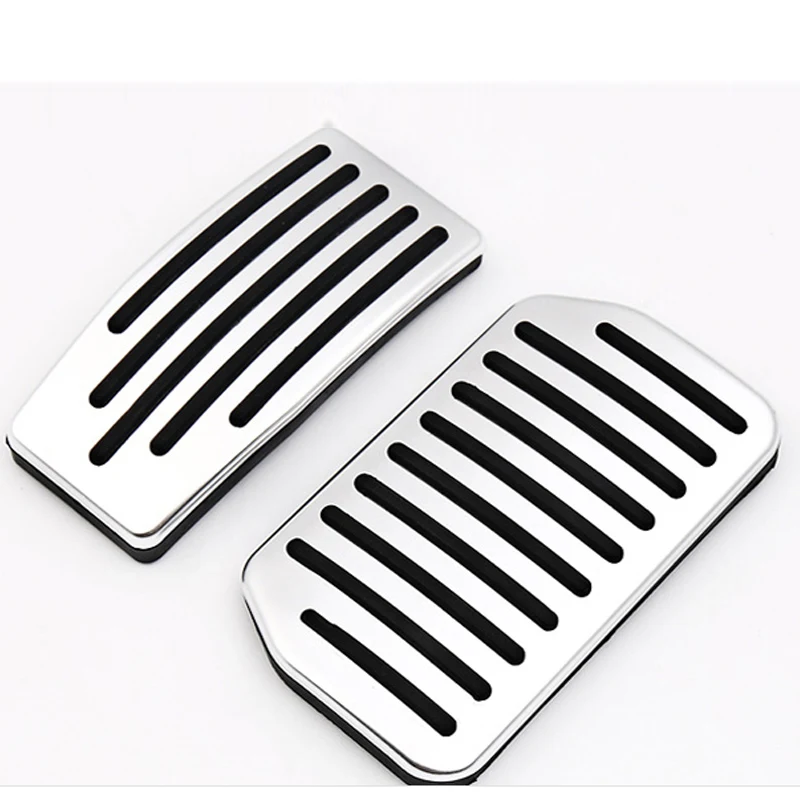 Для Tesla модель S и для модели X Автомобильный Стайлинг Нескользящая производительность алюминиевый сплав акселератор ножной упор модифицированные Педали колодки комплект - Название цвета: Accelerator 2PCS