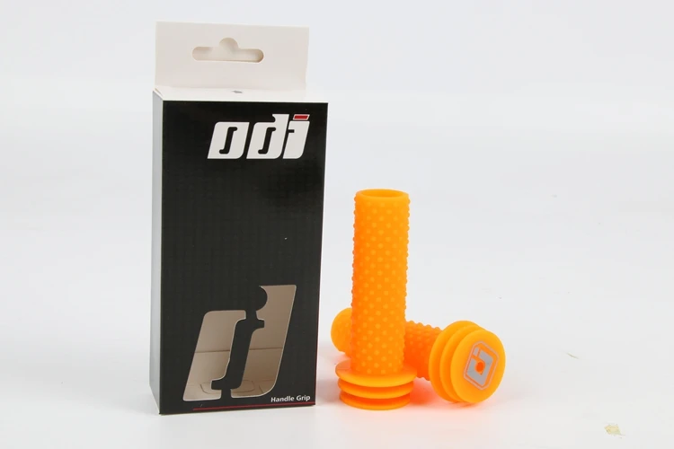 ODI балансировочный велосипед силиконовая ручка детский руль santiskid quakeproof и удобный легкий 52 г легко чистится - Цвет: orange