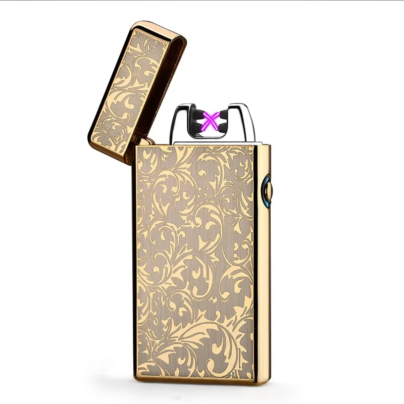 New Luxury Cigarette Lighter Smoking Accessories Usb Rechargeable