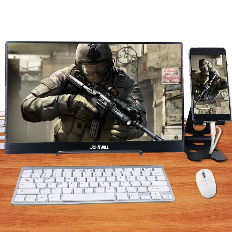 15,6 дюймов портативный монитор ПК HD сенсорный экран ips HDMI type-C USB ЖК-дисплей для ноутбука телефона xbox переключатель ps4 игровой монитор