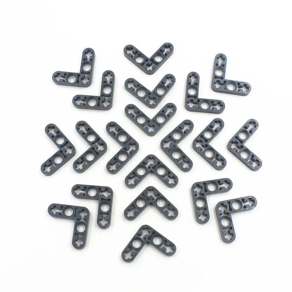 Building Blocks Bulk MOC Technic Parts 20pcs TECHNIC LEVER 3X3M, 90DGE compatible with lego for kids boys toy