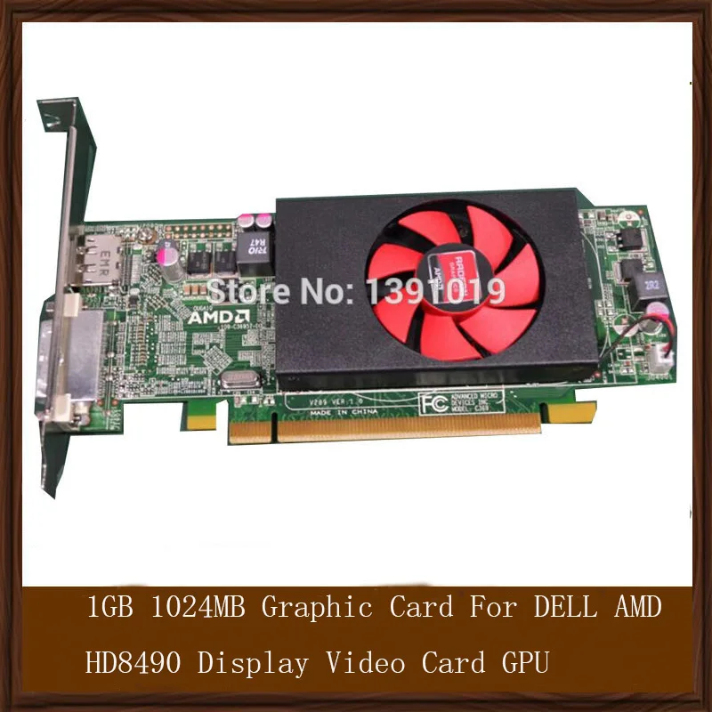  Original Genuine 1GB 1024MB Graphic Card For DELL AMD HD8490 Display Video Card GPU Replacement Tested Working 