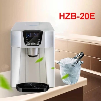 

HZB-20E 220 V/ 50 Hz Ice machine commercial milk tea shop home small automatic ice machine large capacity 15kg/24h Ice Maker