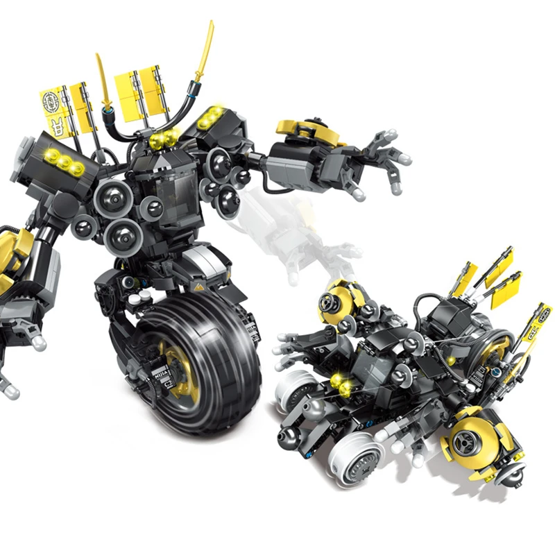

2in1 Ninjagoing Movie Quake Mech Compatible with 70632 Legoings Ninja Block Set Creative Building Toys for children