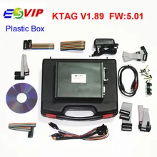 High Quality V1.89 KTAG K-TAG Firmware V5.01 ECU Programming Tool With Unlimited Token With Plastic box