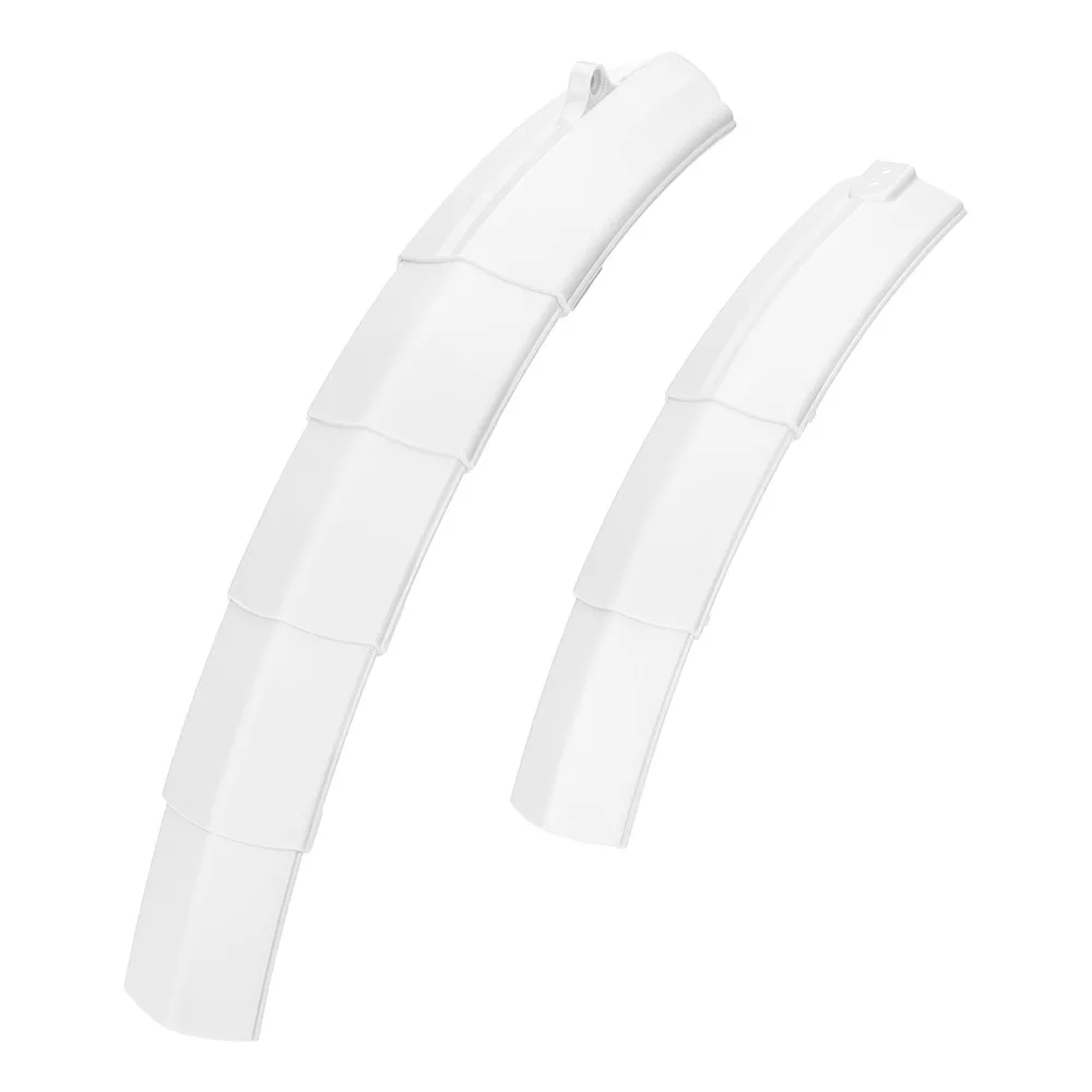 Mountain Bike Fenders Set Retractable Front Rear Mudguards With Tail Light Sports Outdoors Interior Design Soft Plastic #4S05 (18)