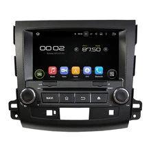 Android 2 din dvd del coche para mitsubishi outlander 200-2012 con enlace espejo auto estéreo multimedia navegación gps wifi